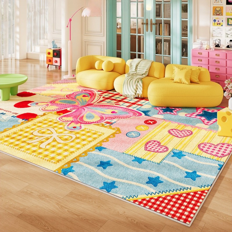 Home Lines Textiles - Dopamine Colored Puzzle Living Room Carpet