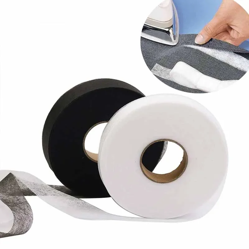 Home Lines Textiles - 50M/Roll Double-sided Non-woven Interlining Adhesive Fabric