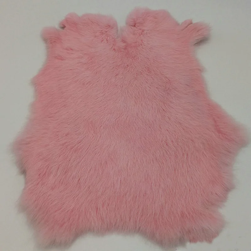 Multicolor Real Rabbit Fur Sal - Home Textiles Sale recension och pris
