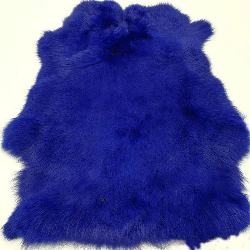 Multicolor Real Rabbit Fur Sal - Home Textiles Sale recension och pris