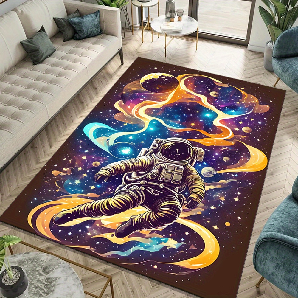 Spaceman Area Rug – Polyester  - Galaxy Home Textiles recension och pris