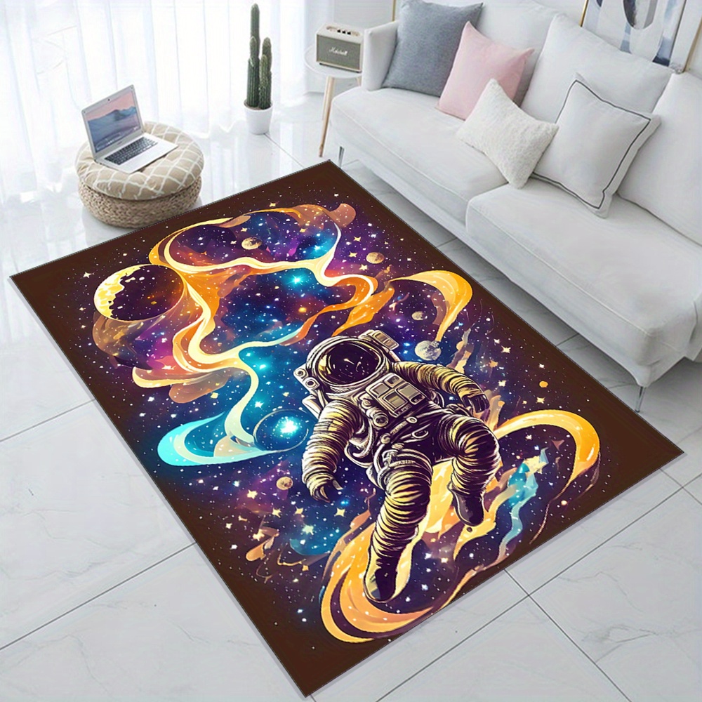 Spaceman Area Rug – Polyester  - Galaxy Home Textiles recension och pris