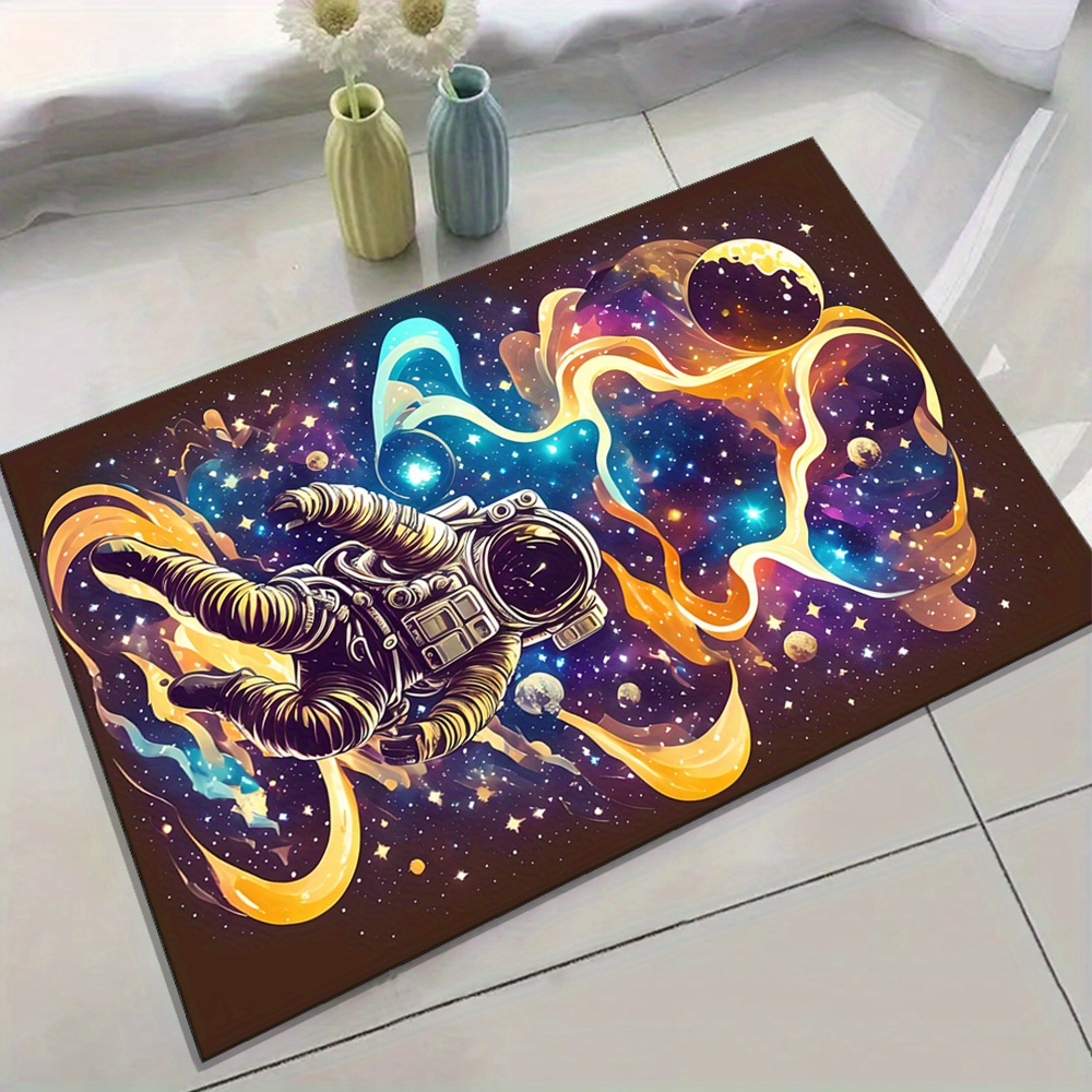Spaceman Area Rug – Polyester  - Galaxy Home Textiles recension och pris