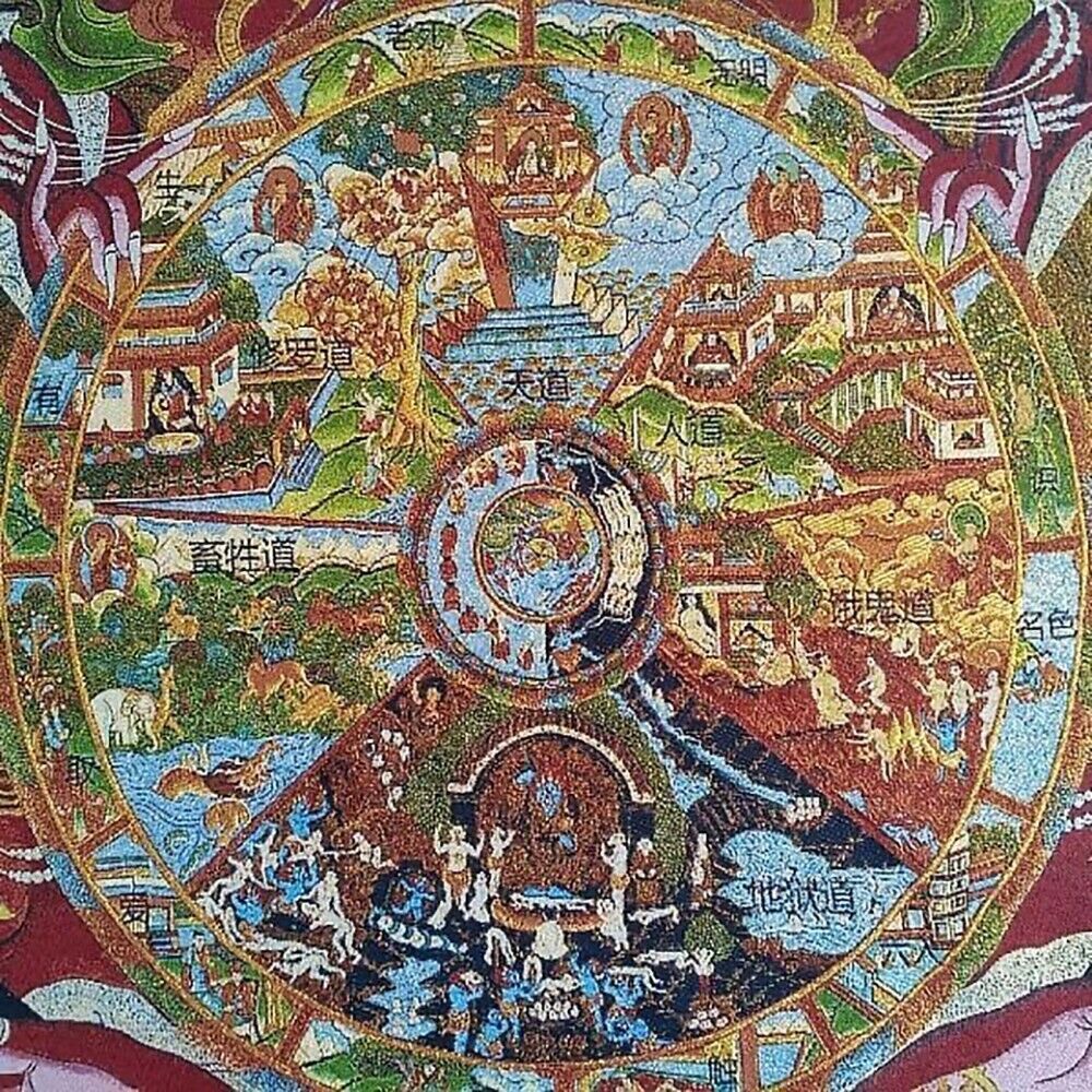 Buddhist Guardian Silk Paintin - Home Textiles China recension och pris