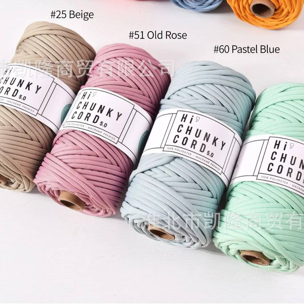 Soft Polyester Chunky Cord 5mm - Home Textiles Consultant recension och pris