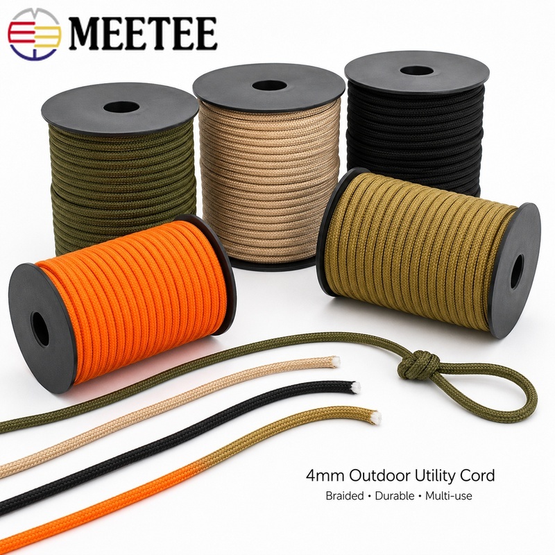 1Pc 4mm 20M/50M 550 Paracord R - Home Lines Textiles recension och pris