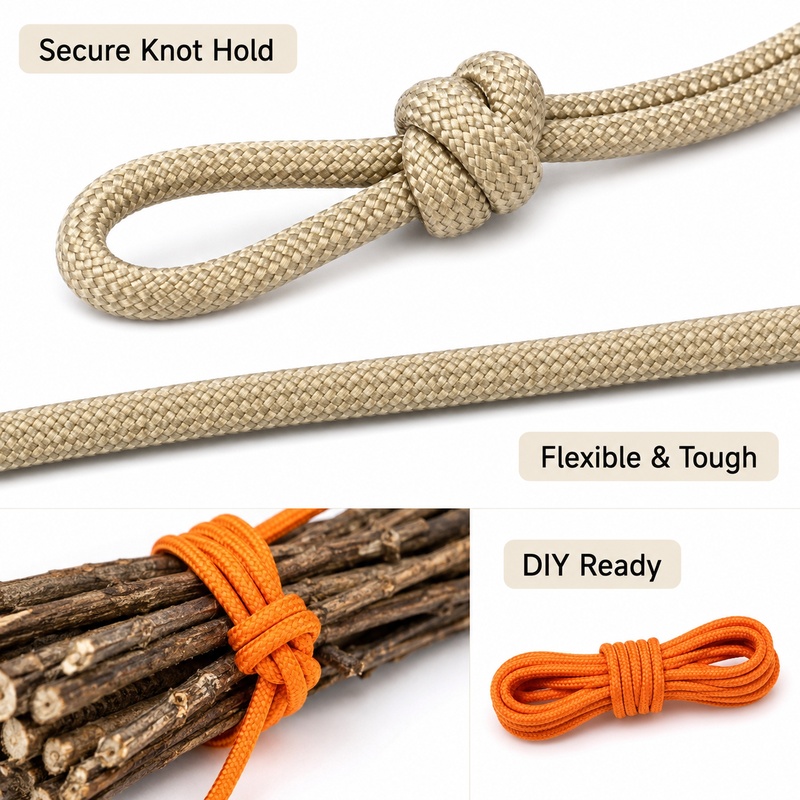 1Pc 4mm 20M/50M 550 Paracord R - Home Lines Textiles recension och pris