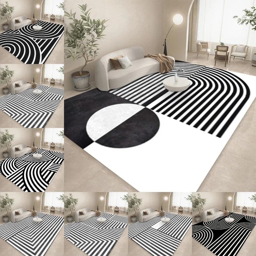 HD-Black White Geometric Line  - Home Lines Textiles recension och pris