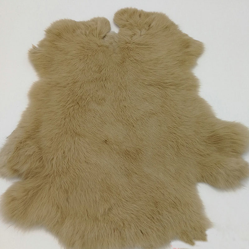 Multicolor Real Rabbit Fur Sal - Home Textiles Sale recension och pris