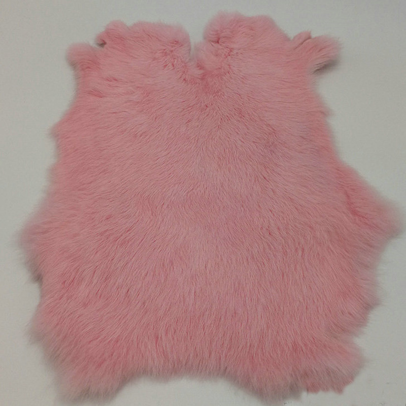 Multicolor Real Rabbit Fur Sal - Home Textiles Sale recension och pris