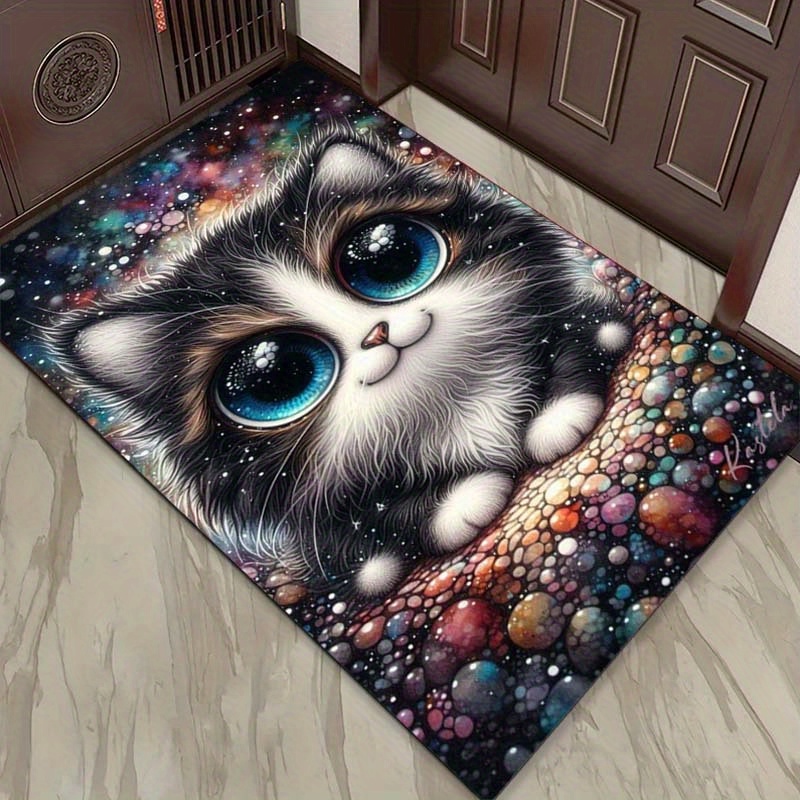 Galaxy Cat Rug for Cozy Bedroo - Galaxy Home Textiles recension och pris