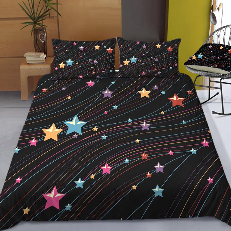 Stars Bedding Set Night Sky Ki - Galaxy Home Textiles recension och pris