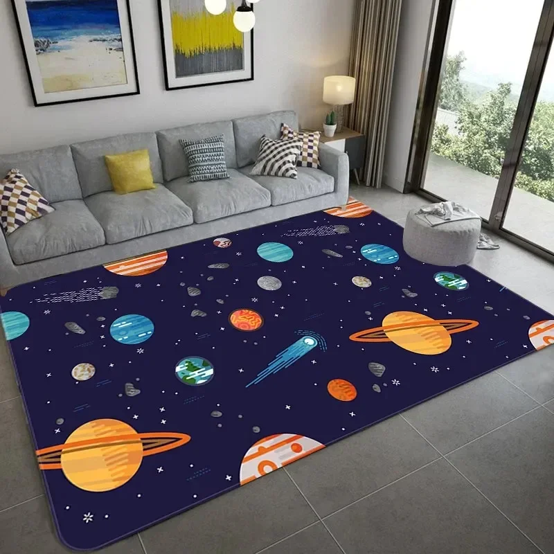 Cartoon Space Astronaut Carpet - Galaxy Home Textiles recension och pris