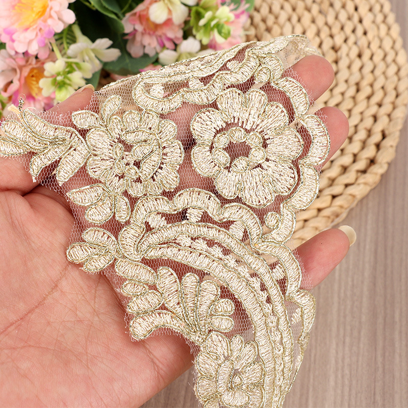 1Yard 4.7cm Wide Exquisite Gol - Home Lines Textiles recension och pris