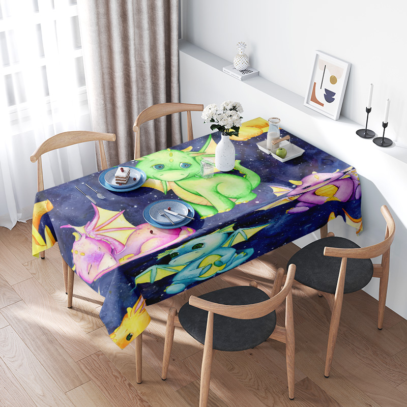 Vibrant Galaxy Unicorn Tablecl - Galaxy Home Textiles recension och pris