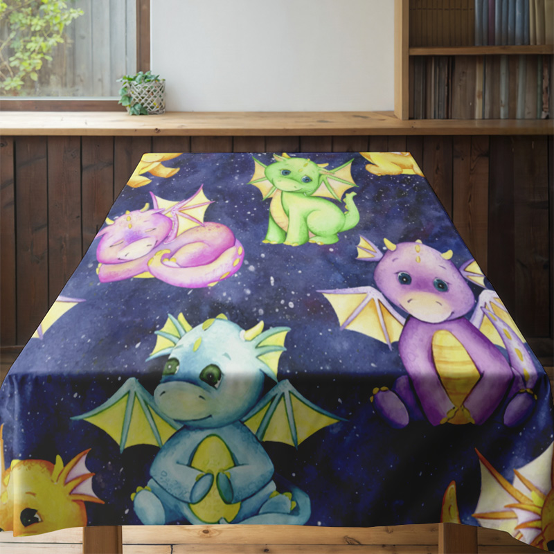 Vibrant Galaxy Unicorn Tablecl - Galaxy Home Textiles recension och pris