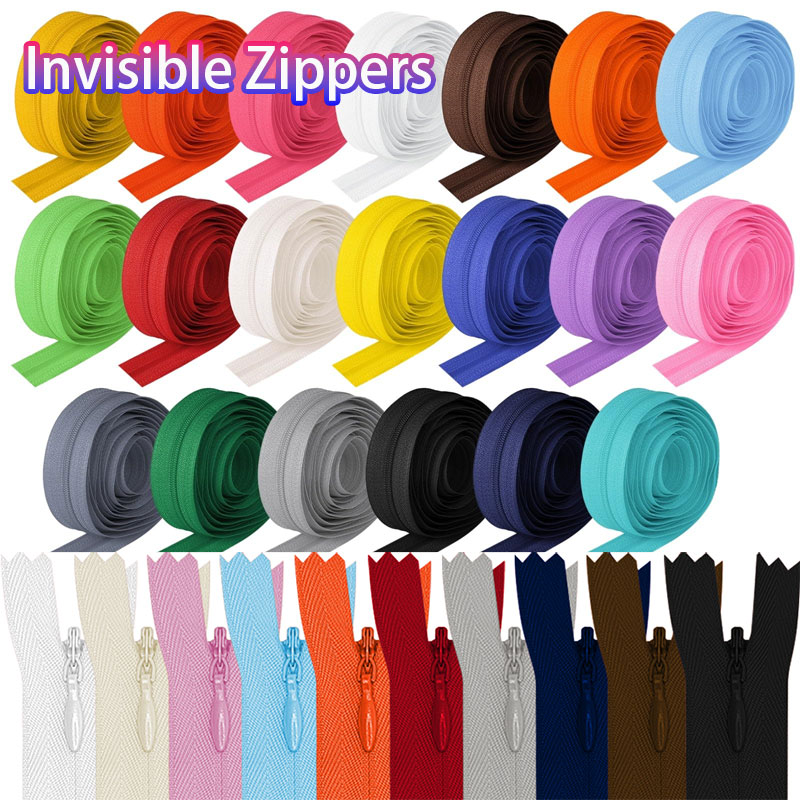 100pcs Invisible Zippers 28-60 - Home Textiles Sale recension och pris