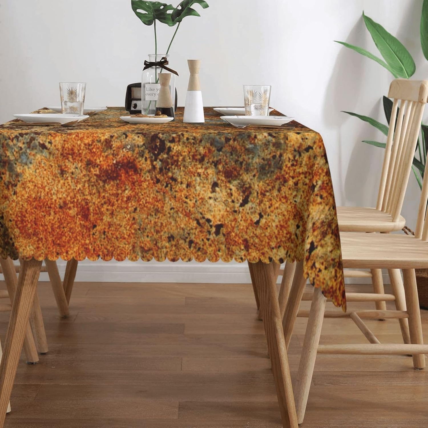 Industrial Brown Rust Metal Ta - Home Textiles Industry recension och pris