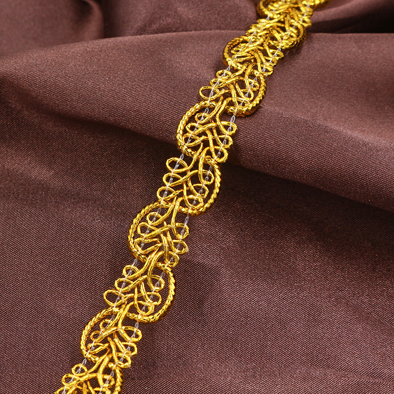 25/50 Meters Gold/Silver Braid - Home Lines Textiles recension och pris