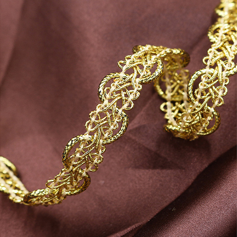 25/50 Meters Gold/Silver Braid - Home Lines Textiles recension och pris