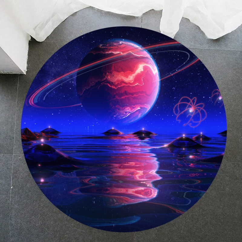 Galaxy Round Rug Universe Spac - Galaxy Home Textiles recension och pris